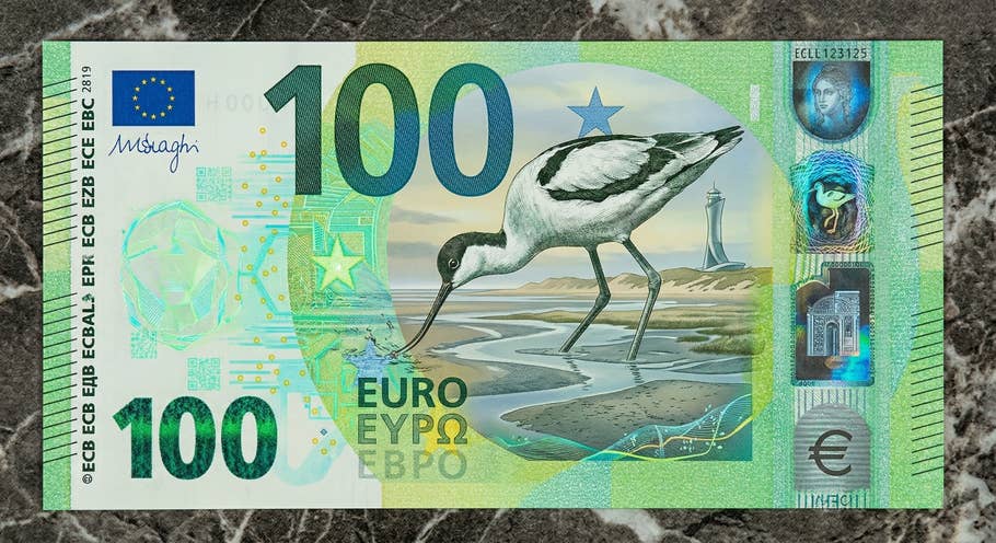 So könnte der neue 100-Euro-Schein aussehen