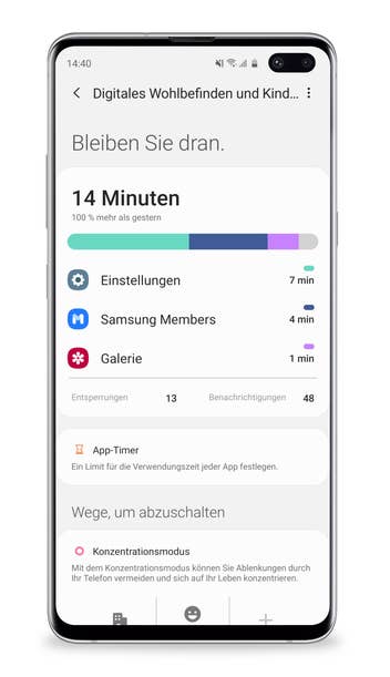 Die neue Gerätewartung unter One UI 2