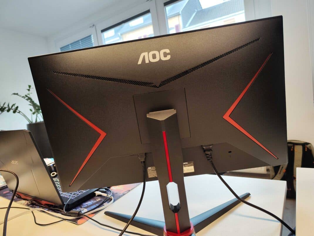 Die Anschlüsse des AOC Q27G2E