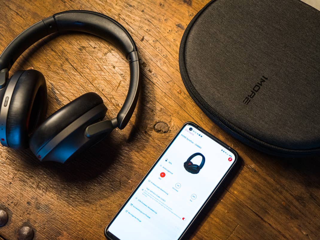 In the 1More app, the sound can be adjusted using an equalizer, among other things.