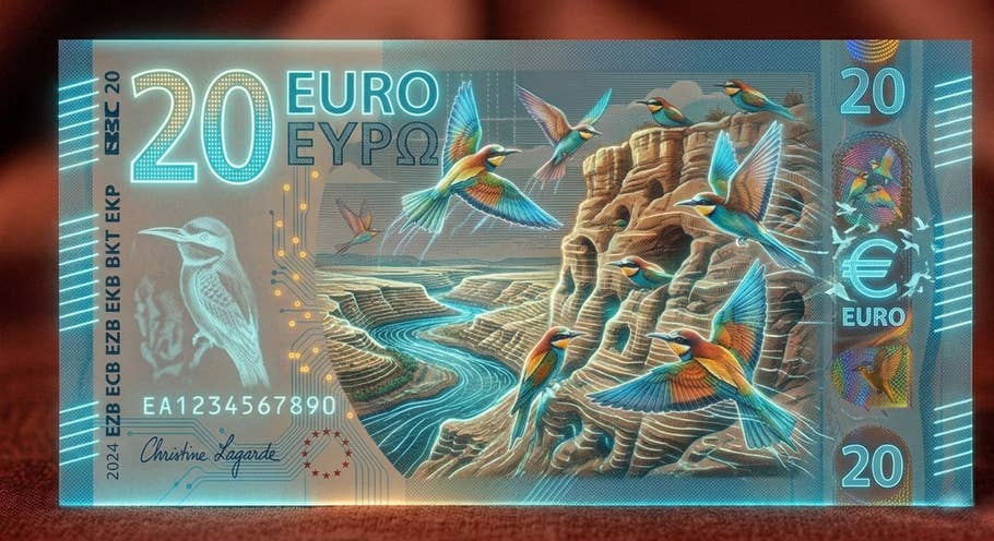 So könnte der neue 20-Euro-Schein aussehen