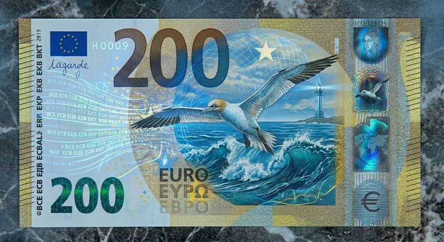 So könnte der neue 200-Euro-Schein aussehen