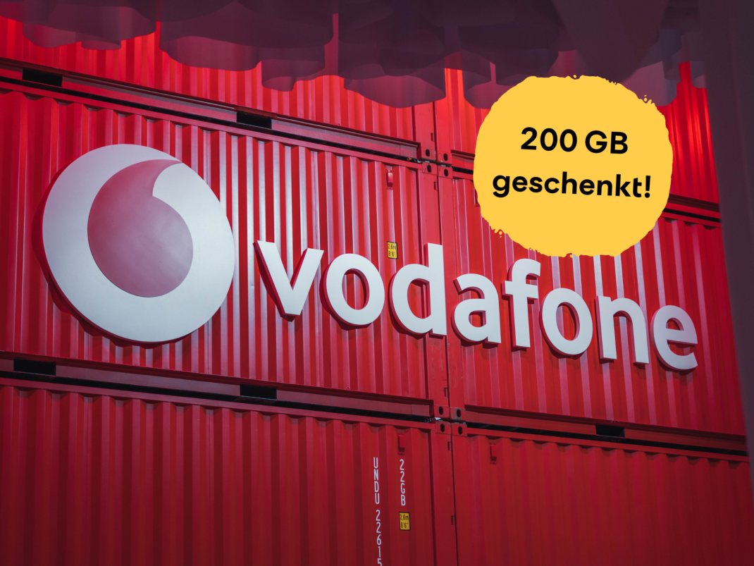 #200 GB geschenkt: Diese Vodafone-Tarife lohnen sich mehr denn je