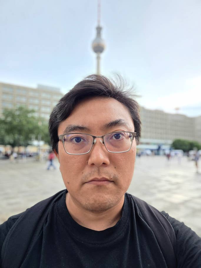 Samsung Galaxy Z fold 7: Ultraweitwinkelselfie - Porträtmodus an