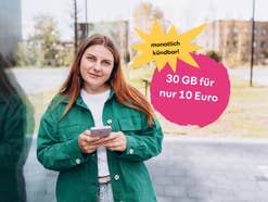 Taruf mit 30 GB für nur 10 Euro - monatlich kündbar