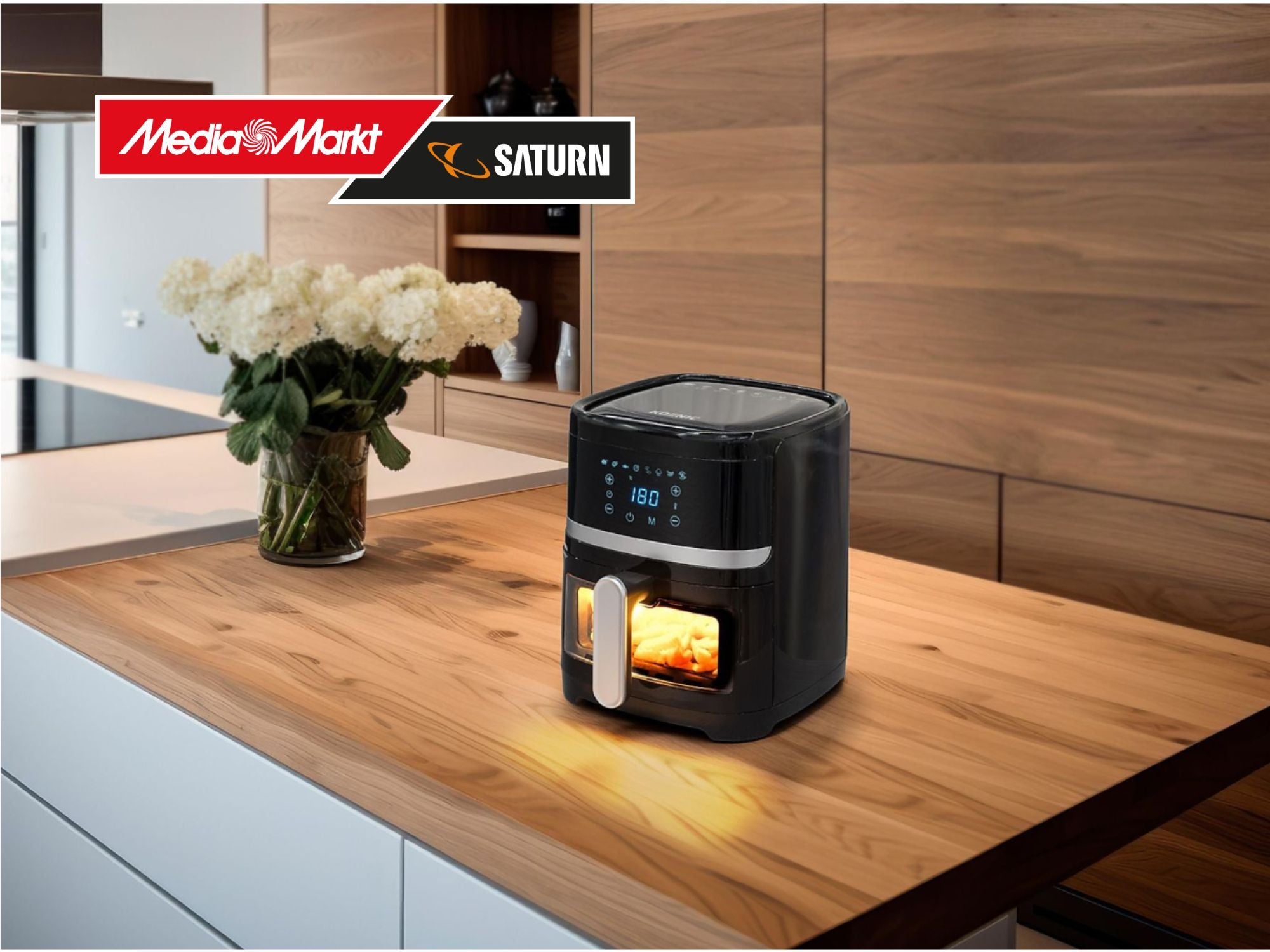 4,2 von 5 Sternen: MediaMarkt verkauft Airfryer mit Sichtfenster für unter 45 Euro