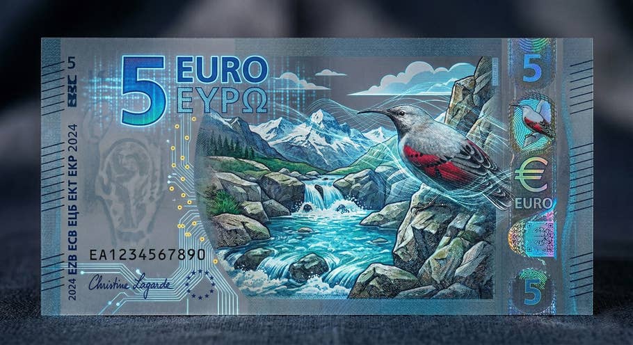 So könnte der neue 5-Euro-Schein aussehen