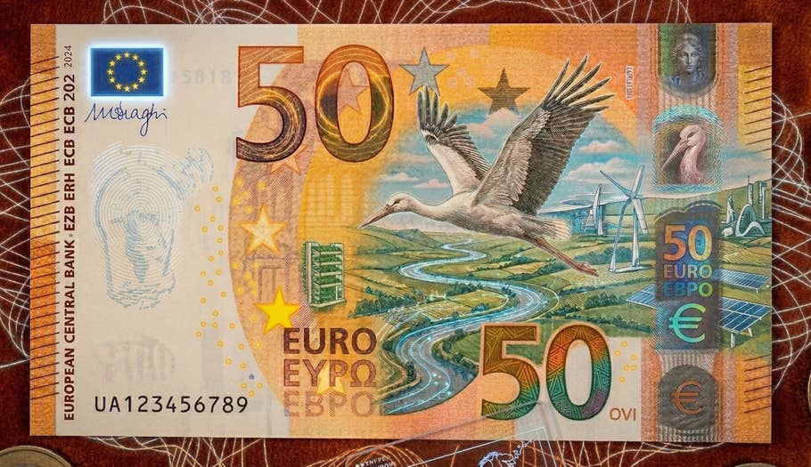 So könnte der neue 50-Euro-Schein aussehen