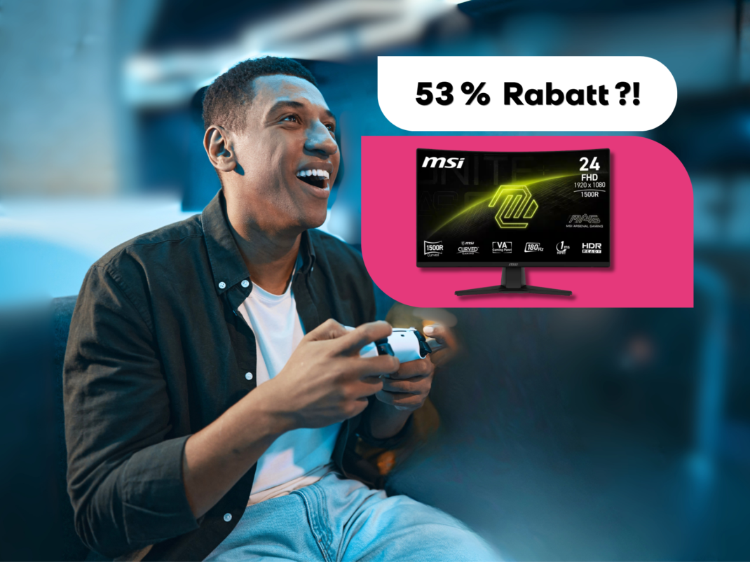 Nur 79,99 Euro: Gaming-Monitor mit 180 Hz zum halben Preis