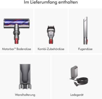 Lieferumfang Dyson V8 Advanced