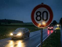 Tempolimit von 80 km/h
