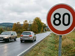 Tempolimit von 80 km/h