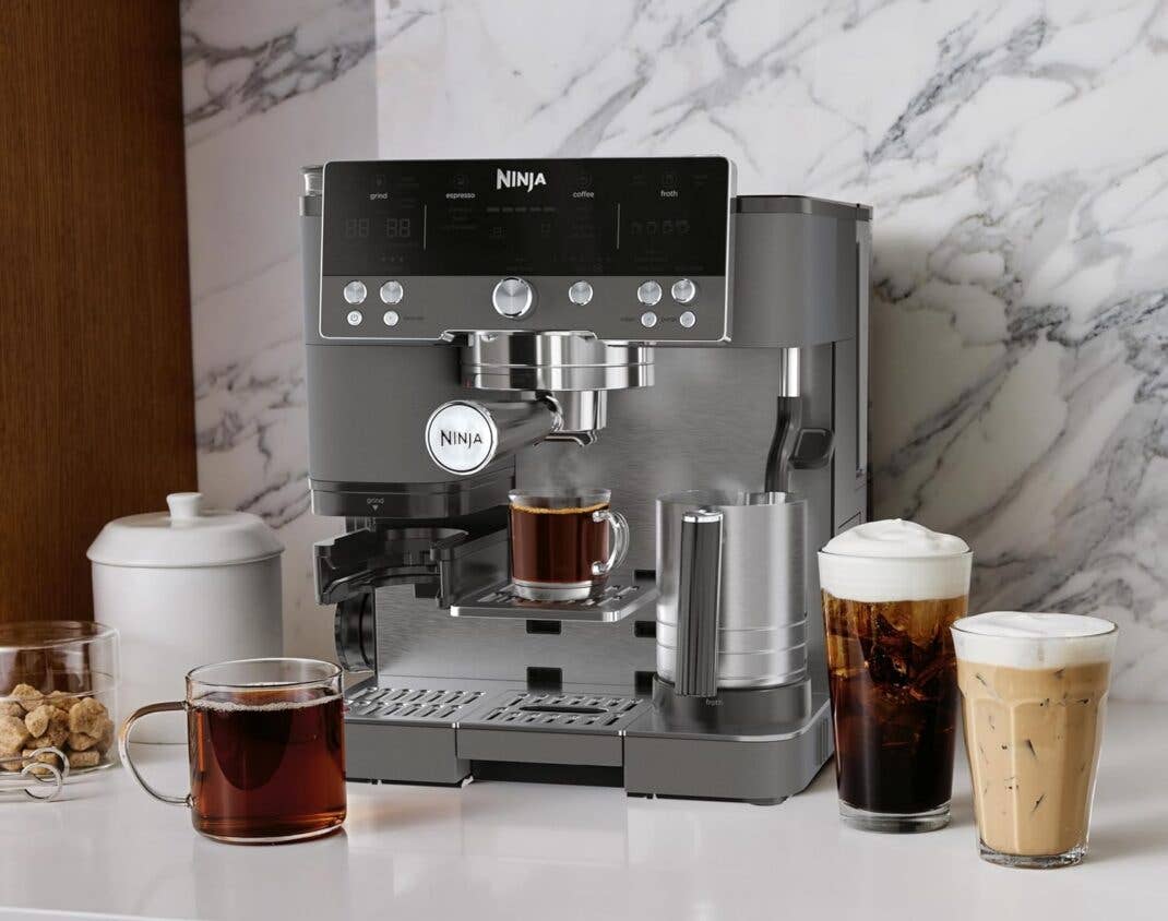 Ninja Luxe Premier 3-in-1 Kaffeemaschine, für Espresso, Cold Brew & Filterkaffee