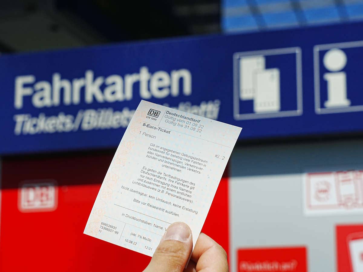 9-Euro-Ticket der Deutschen Bahn