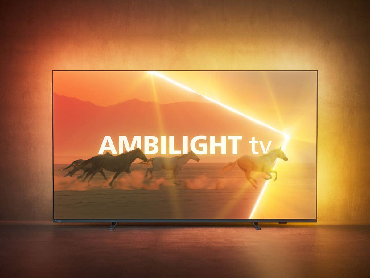 Ambilight 4K-TV mit Gewinnspiel