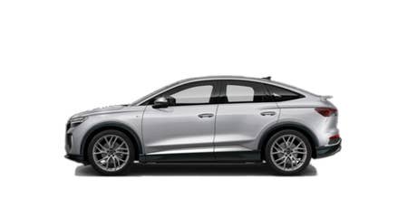 Audi_Q4 Sportback e-tron 2024_seitlich freigestellt_silber