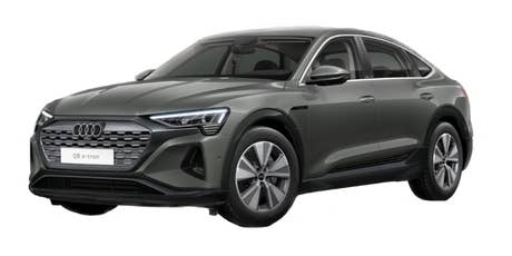 Audi_Q8 e-tron Sportback 50 quattro_seitlich vorn_grau Audi_Q8 e-tron Sportback 50 quattro_seitlich vorn_grau