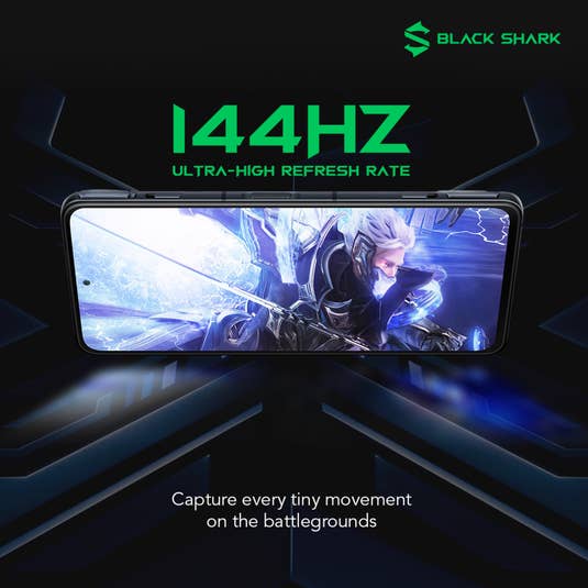 Black Shark 4 Pro 144 Hertz fuer noch fluessigere Bewegungen