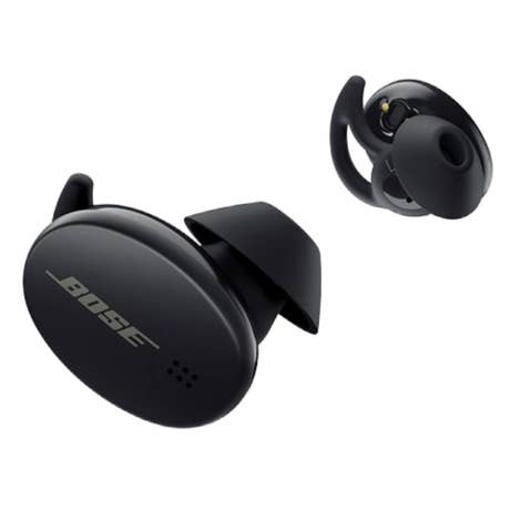 Bose Sport Earbuds mit Rückansicht schwarz