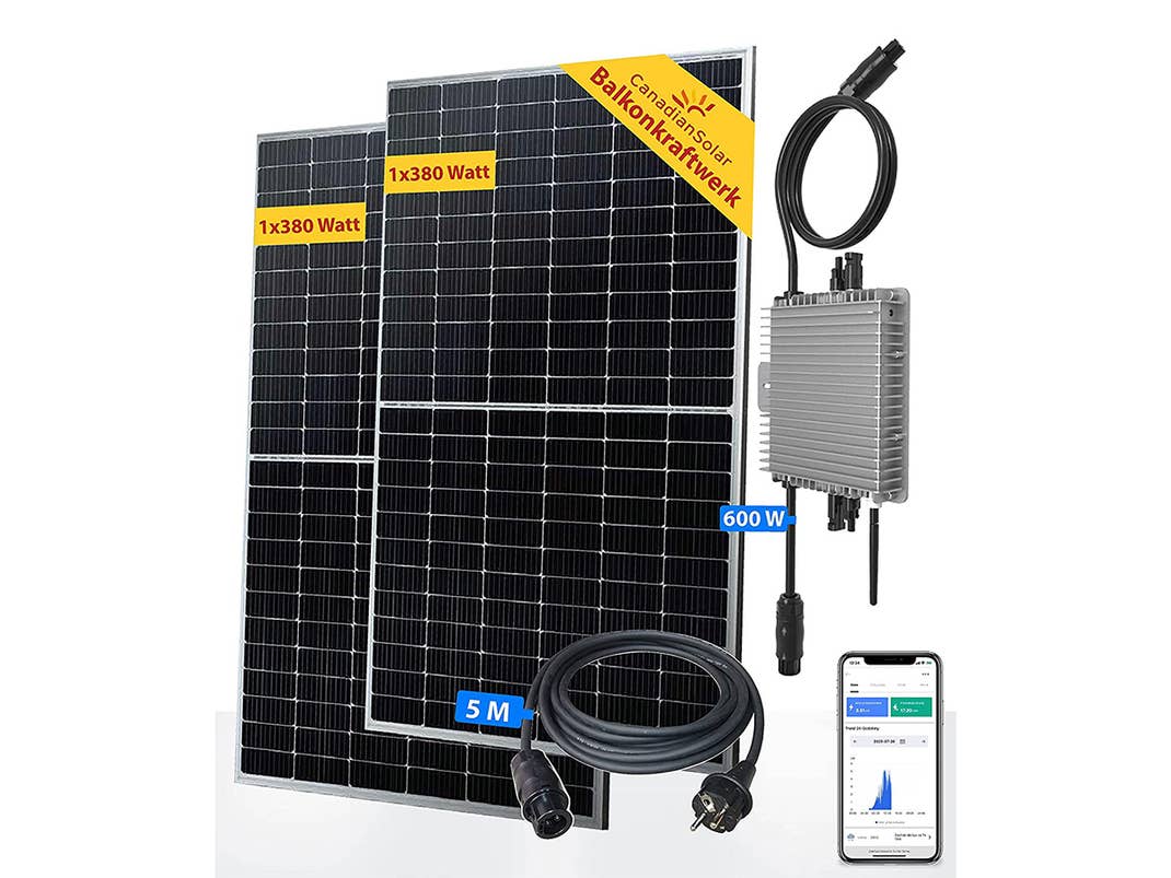 CanadianSolar Balkonkraftwerk