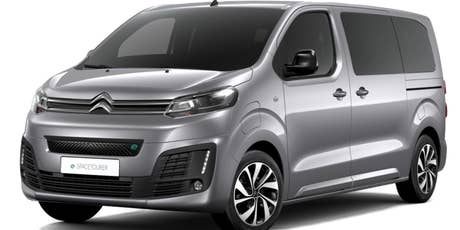 Citroën_Citroën ë-Spacetourer Electric Shine M_seitlich vorn_silber