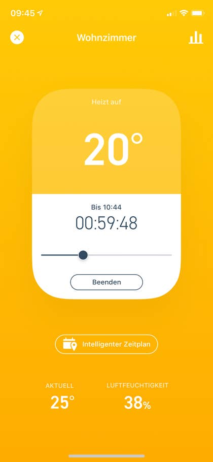 Tado App   Zimmer Ansicht