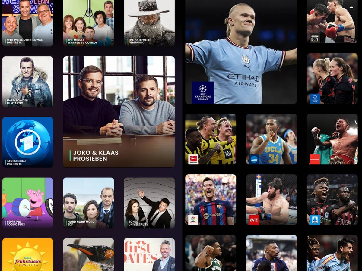 DAZN und waipu.tv im Spar-Bundle