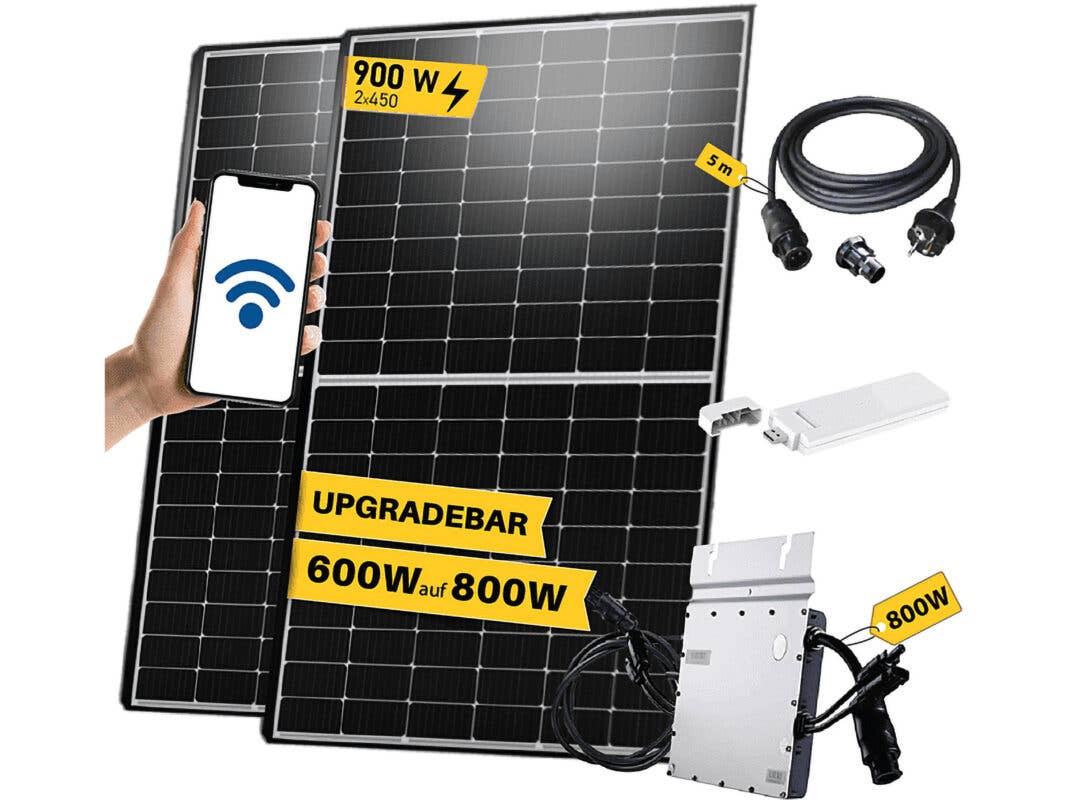 EPP.SOLAR 900W 800W Balkonkraftwerk Upgradebar