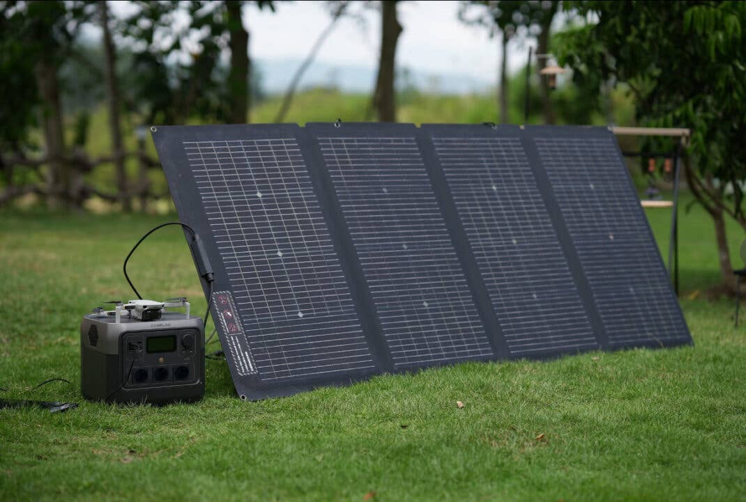 EcoFlow River 2 Pro im Einsatz mit Solarpanel