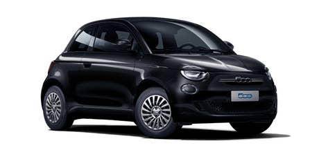 Fiat_Neuer Fiat 500 Cabrio_seitlich vorn_schwarz