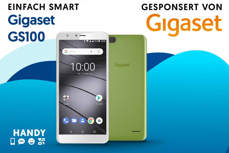 Warum kompliziert, wenn's auch einfach geht: Das Gigaset GS100 bietet all das, was ein Einsteiger-Smartphone braucht und trumpft mit feinen Highlights.