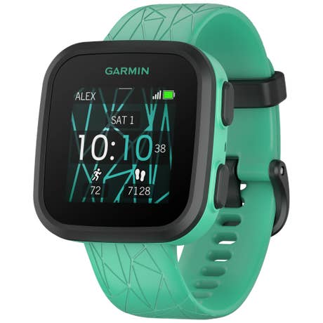 Garmin Bounce - Seite mit Band schräg - grün