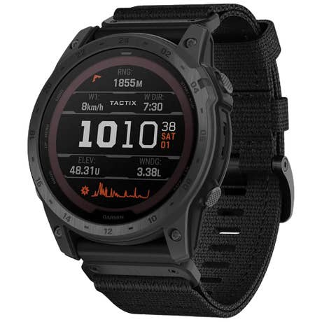 Garmin tactix 7 Pro Ballistics - Seite mit Band schräg