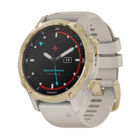 Garmin_Descent MK2Si_seitlich vorn_beige gold