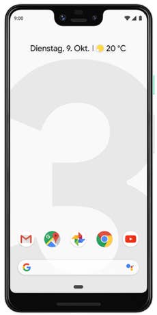Google Pixel 3 Datenblatt - Foto des Google Pixel 3