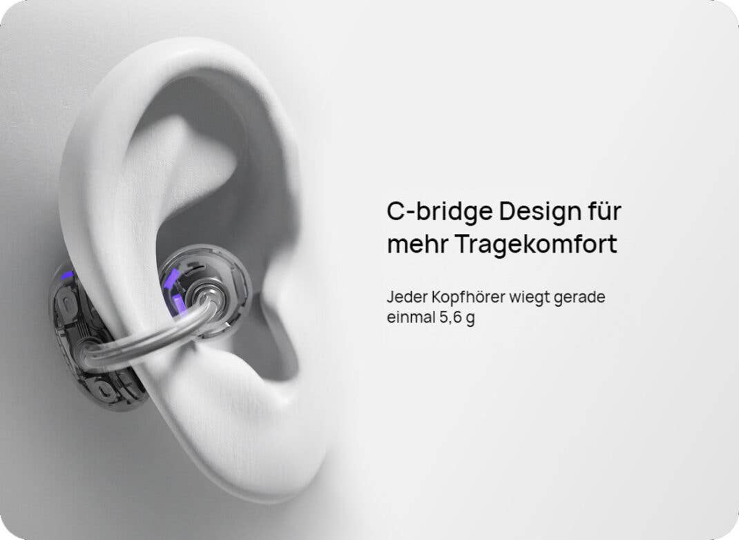 Huawei Open-Ear-Kopfhörer FreeClip - C-Bridge