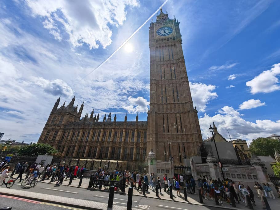 Ein Gebäude in London.