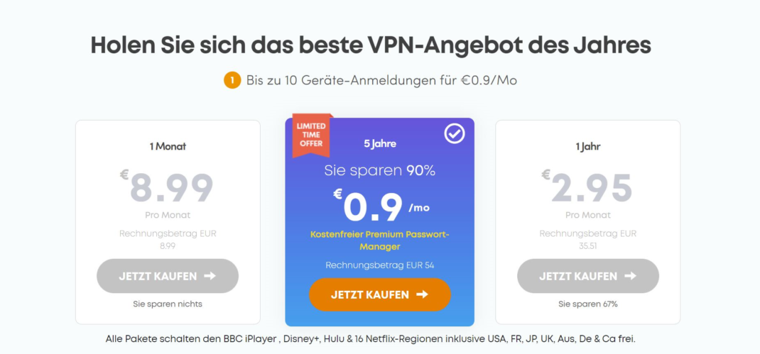 Ivacy VPN - jetzt 90 Prozent günstiger