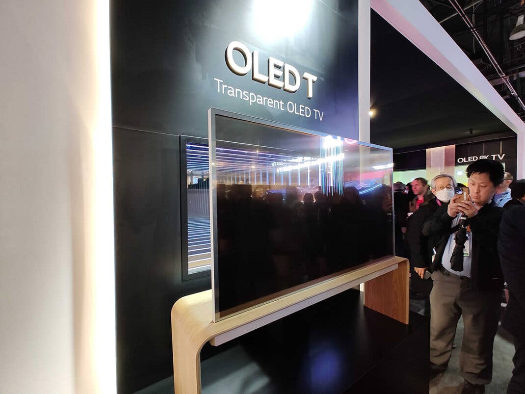 LG OLED T - transparanter OLED der neusten Generation