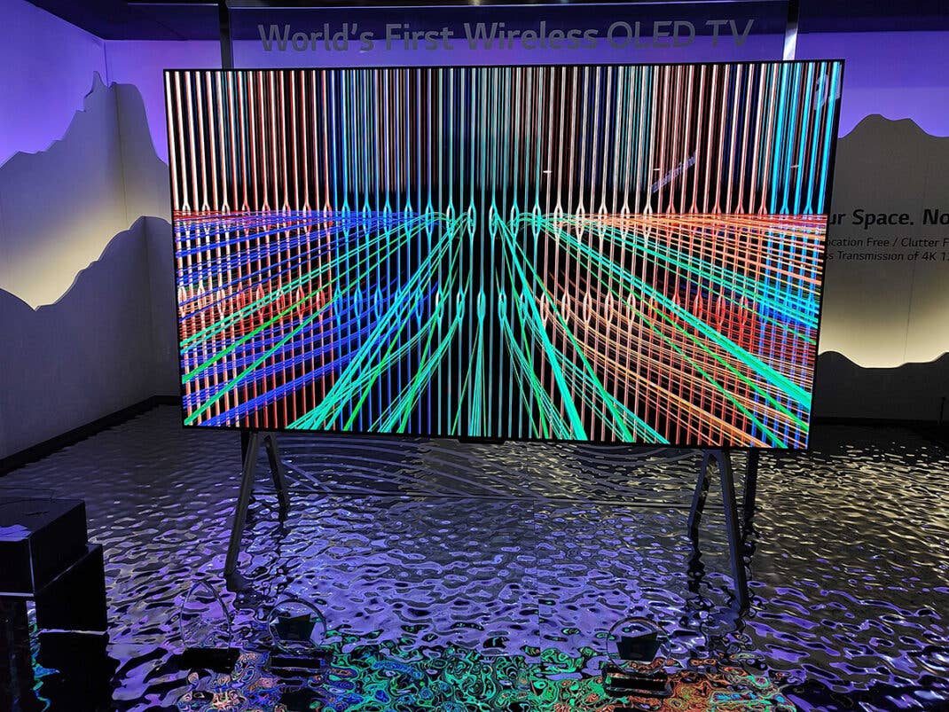 LG Signature OLED M3 - weltweit erster kabelloser OLED TV auf CES 2023