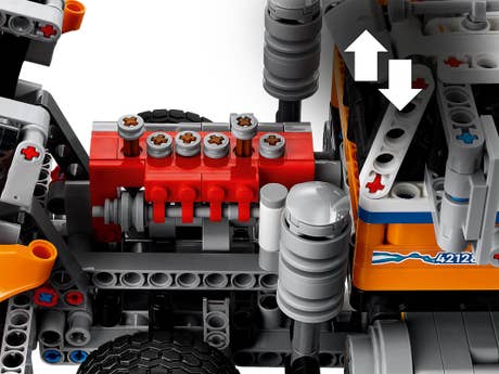 Foto: Klemmbaustein Lego Schwerlast-Abschleppwagen (42128)