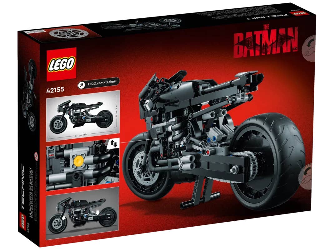 Lego Technic 42155 - THE BATMAN – BATCYCLE™ - Box - Rückseite