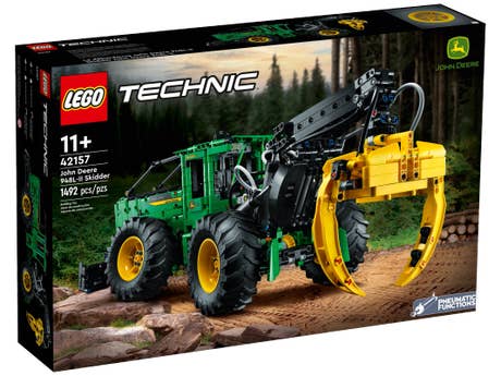 Foto: Klemmbaustein Lego John Deere 948L-II Skidder (42157)