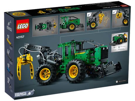 Foto: Klemmbaustein Lego John Deere 948L-II Skidder (42157)