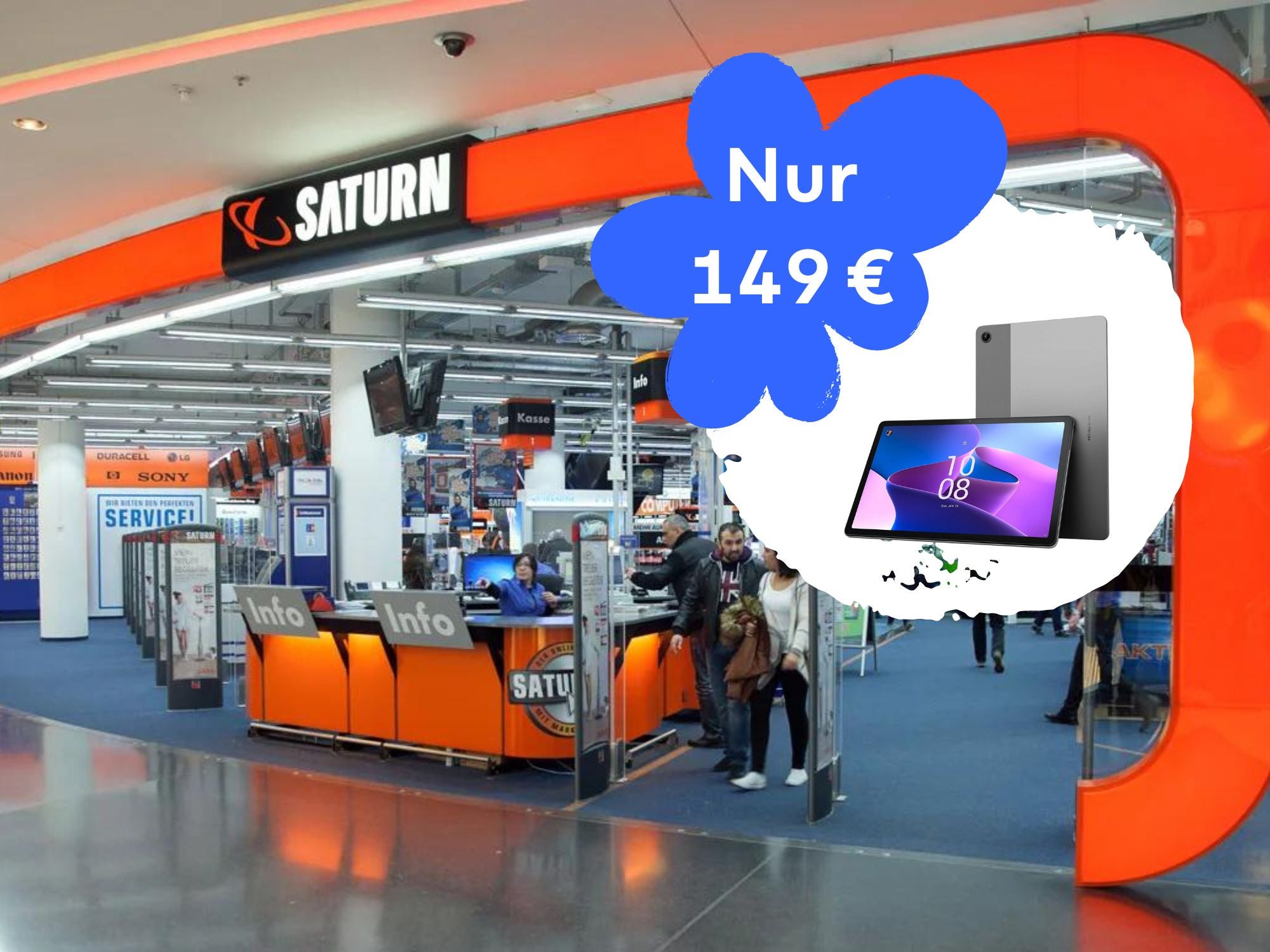 #Edles Lenovo-Tablet zum Streamen und Zocken: Jetzt zum Tiefstpreis für nur 149 Euro bei Saturn