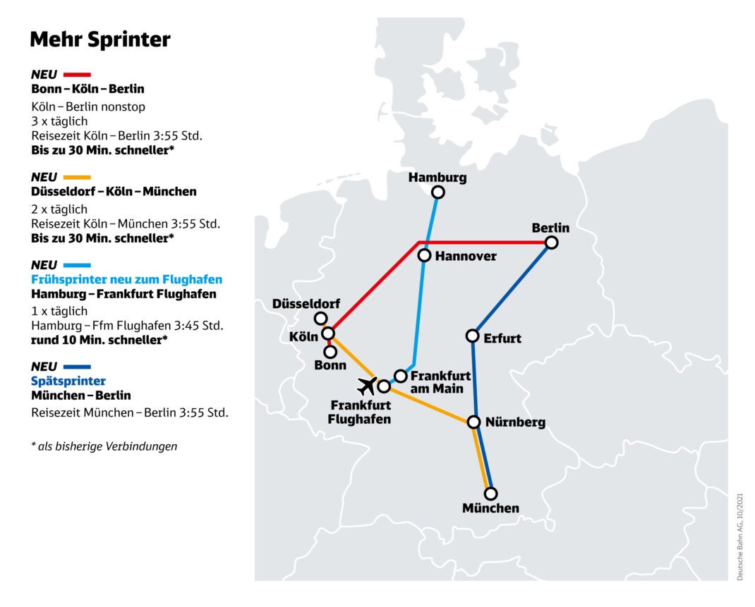 Neue ICE-Sprinter im Bahn-Netz