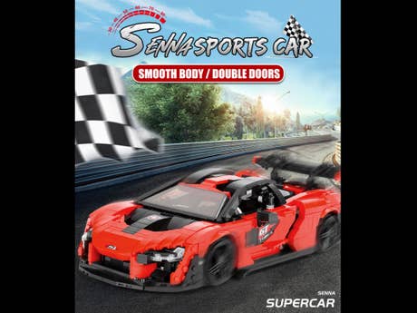 Foto: Klemmbaustein Mould King K500 Oldtimer - Senna Sports Car (10007)