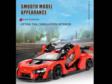 Foto: Klemmbaustein Mould King K500 Oldtimer - Senna Sports Car (10007)