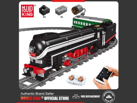 Foto: Klemmbaustein Mould King RC SL7 Asia Express-Zug (12005)