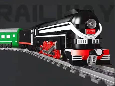 Foto: Klemmbaustein Mould King RC SL7 Asia Express-Zug (12005)